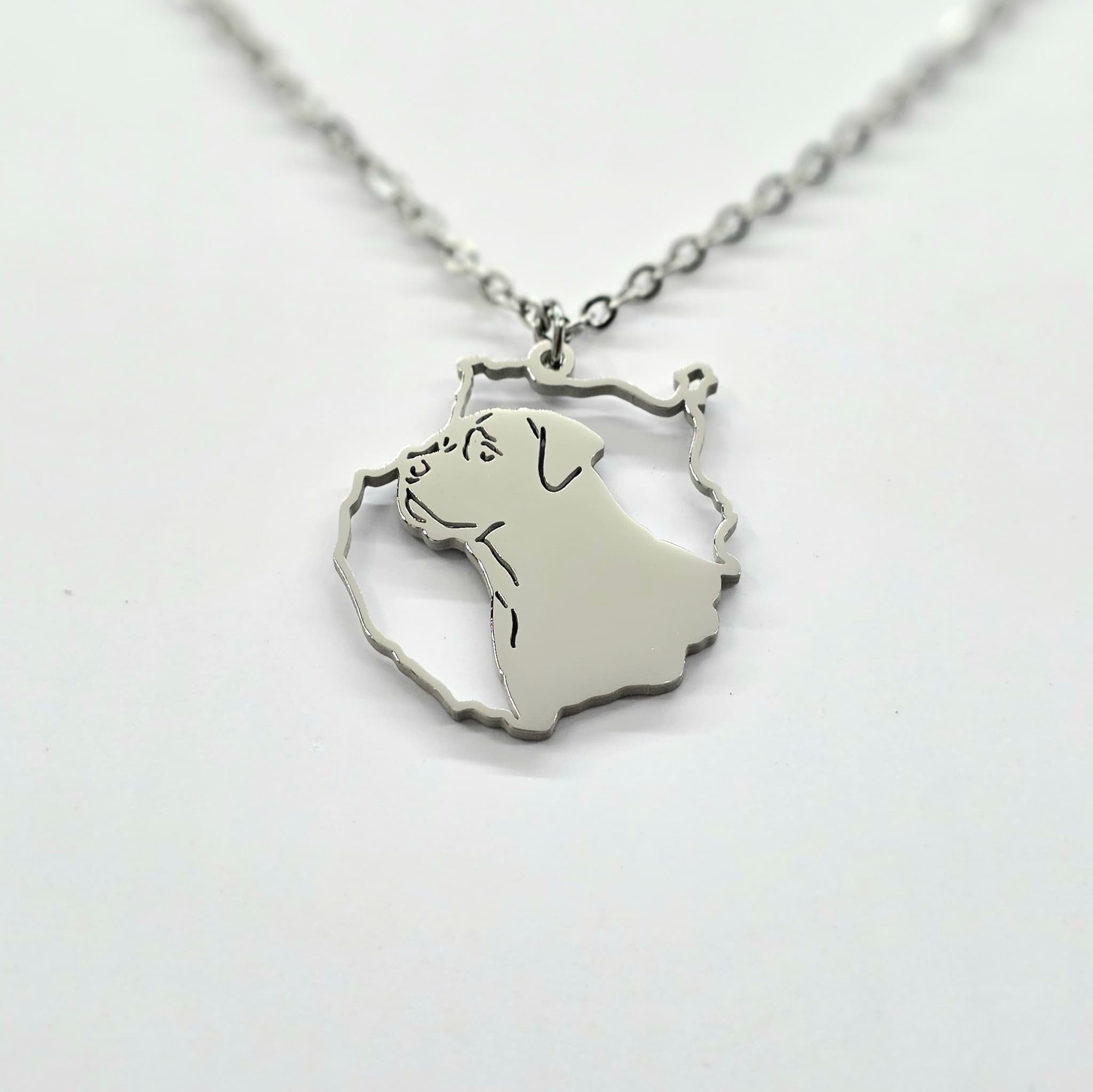 Collar Gran Canaria con Gran Can Plateado — cerca