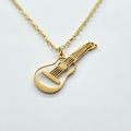 Collar Timple Canario Dorado — cerca