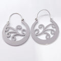 Argollas Canarias 5 Espirales Talla XL plateadas acero inoxidable