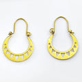 Argollas Canarias Banderines doradas acero inoxidable