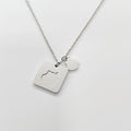 Collar Isla de Gran Canaria Puzzle plateado