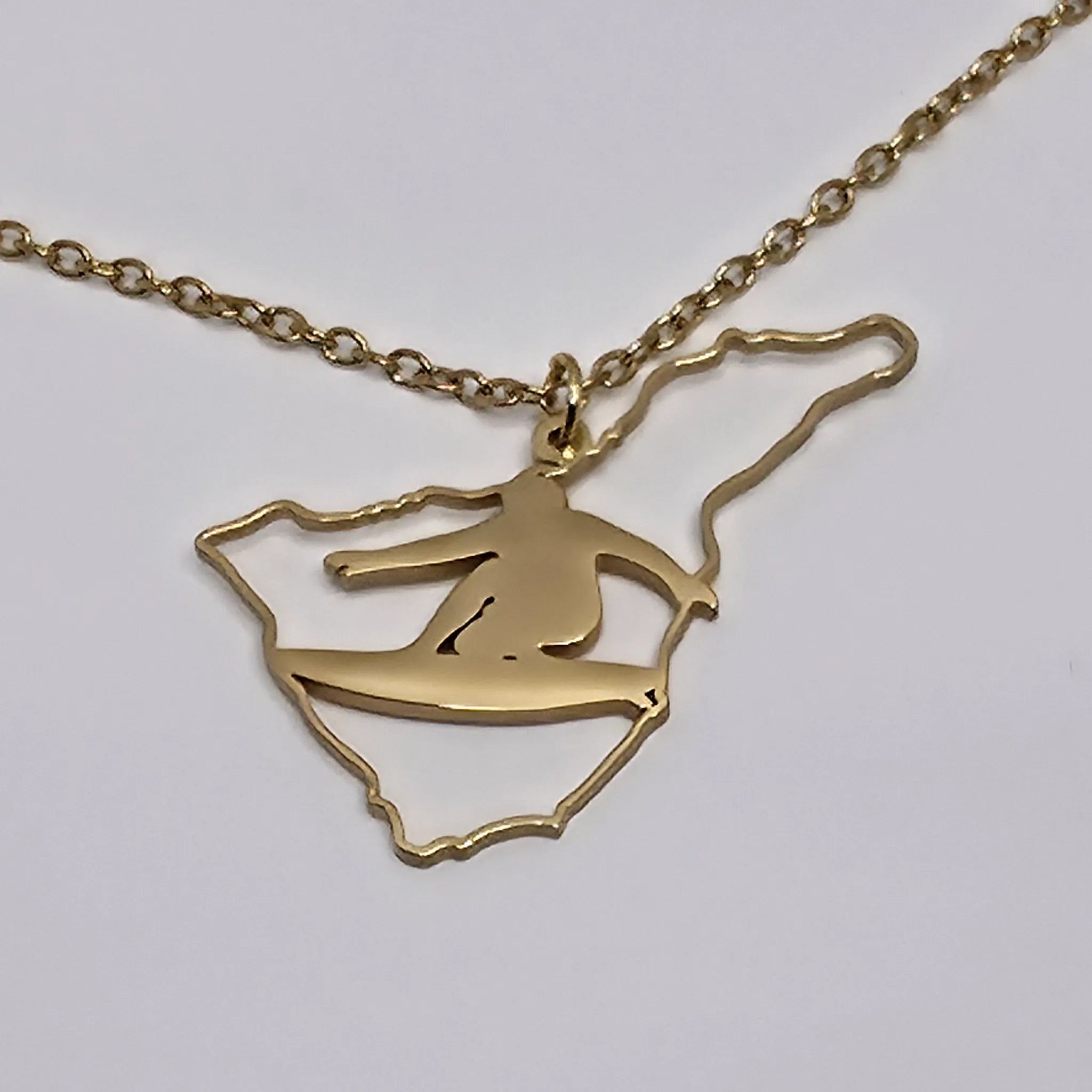 Collar Isla de Tenerife Surfista