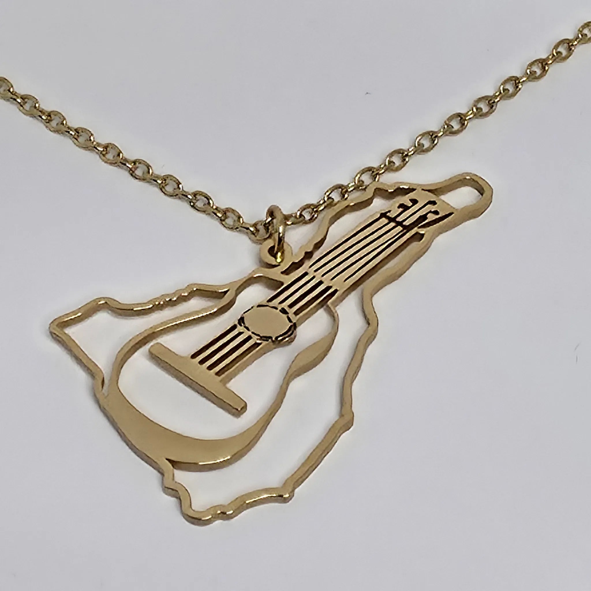 Collar Isla de Tenerife con Timple Canario