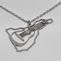 Collar Isla de Tenerife con Timple Canario
