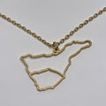 Collar Isla de Tenerife con Teide Calado