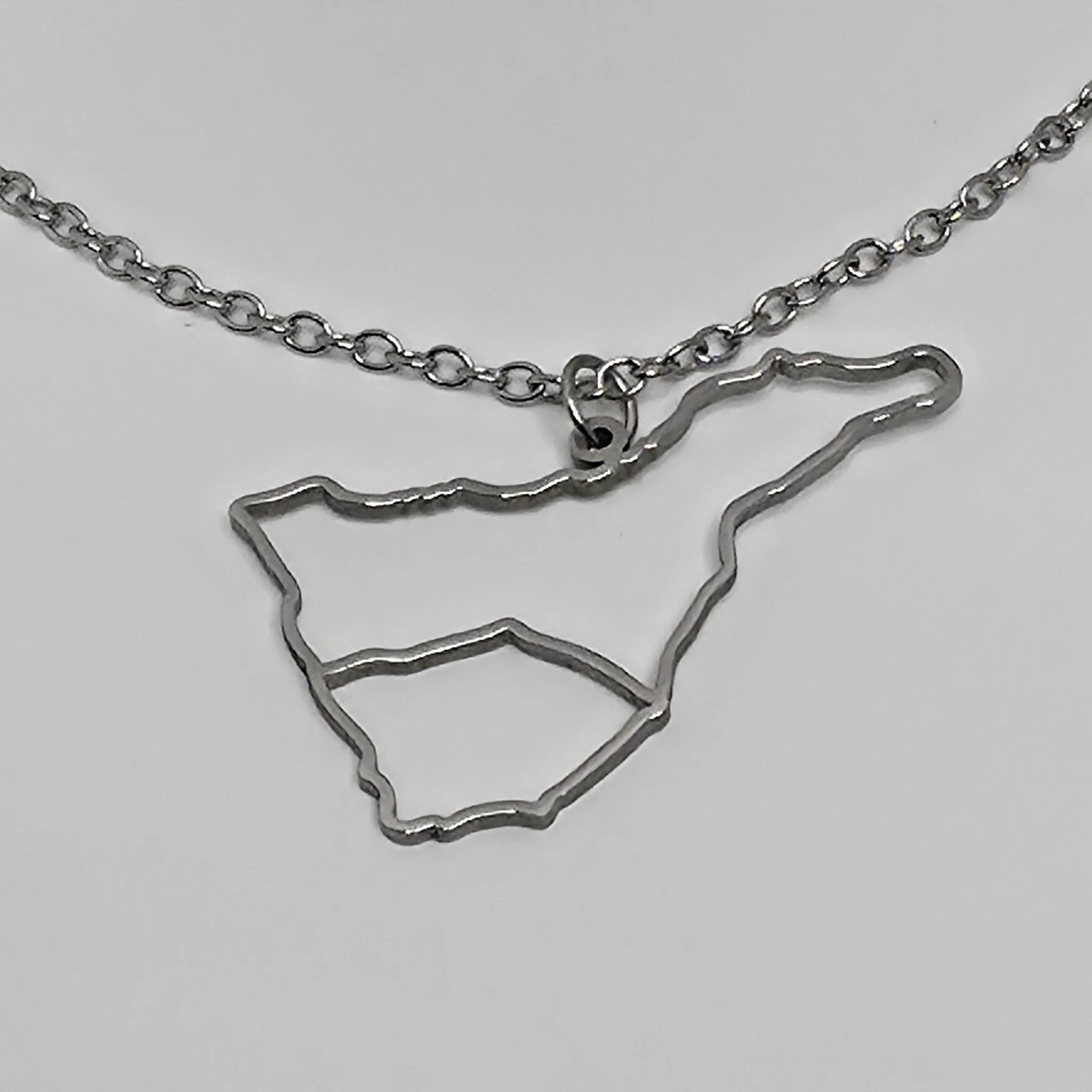 Collar Isla de Tenerife con Teide Calado